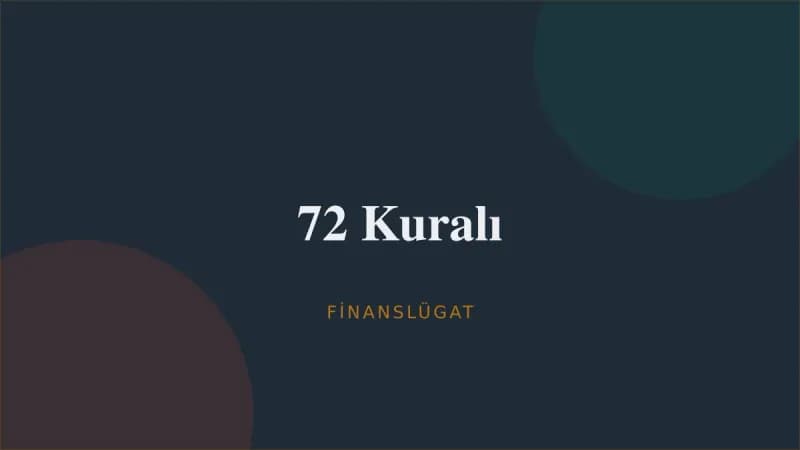 72 Kuralı — Finanslügat kapak görseli