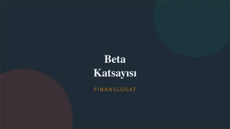 Beta Katsayısı — Finanslügat kapak görseli