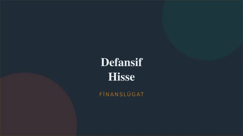 Defansif Hisse — Finanslügat kapak görseli