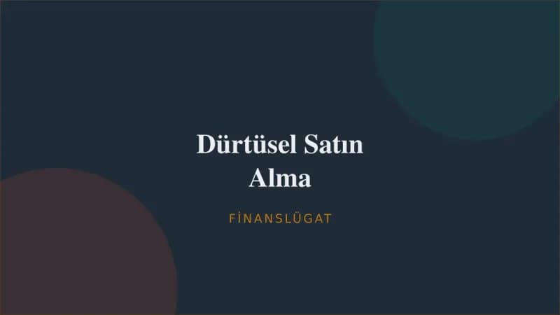 Dürtüsel Satın Alma — Finanslügat kapak görseli