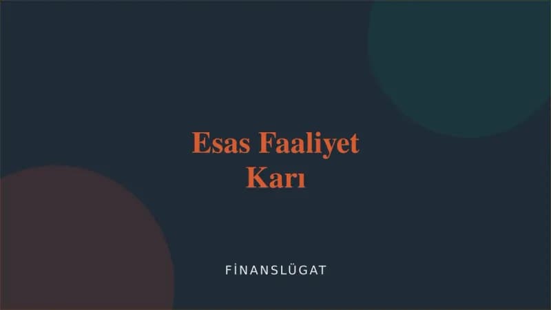 Esas Faaliyet Karı kapak görseli