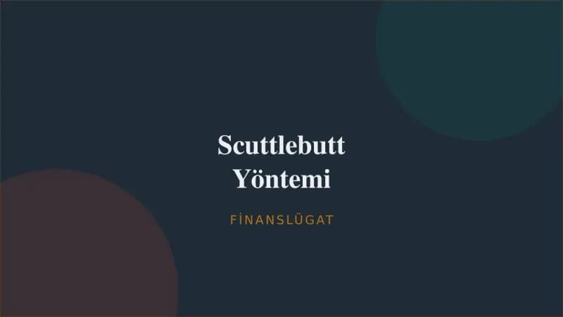 Scuttlebutt Yöntemi — Finanslügat kapak görseli