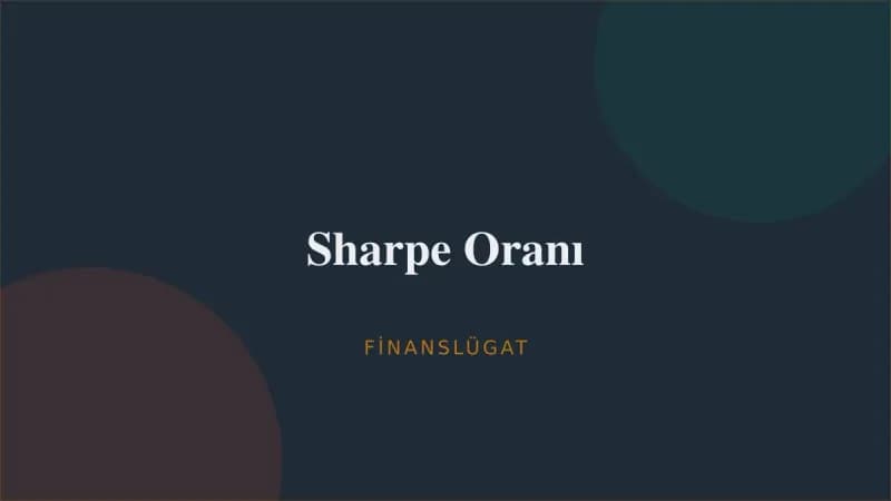Sharpe Oranı — Finanslügat kapak görseli