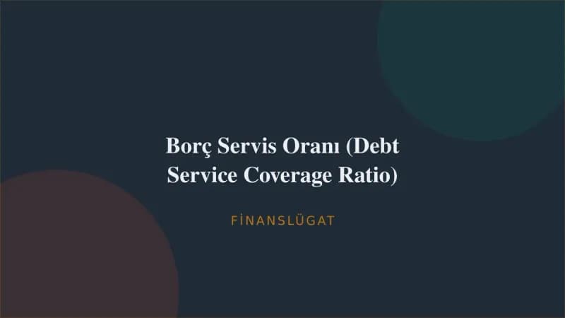 Borç Servis Oranı (Debt Service Coverage Ratio) — Finanslügat kapak görseli