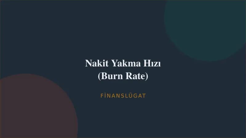 Nakit Yakma Hızı (Burn Rate) — Finanslügat kapak görseli