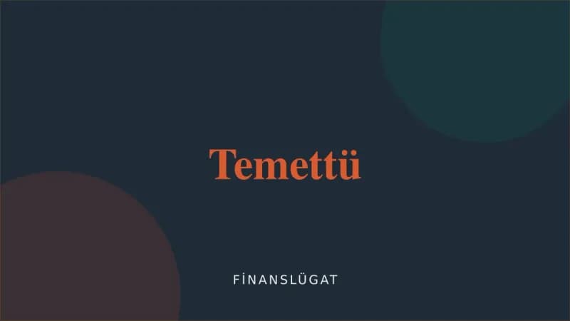 Temettü — Finanslügat kapak görseli