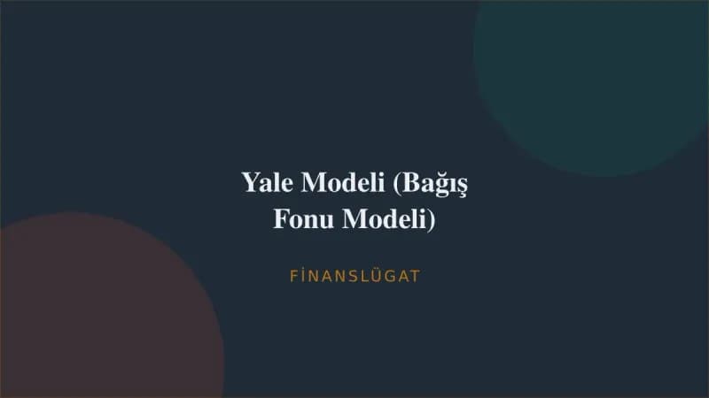 Yale Modeli (Bağış Fonu Modeli) — Finanslügat kapak görseli